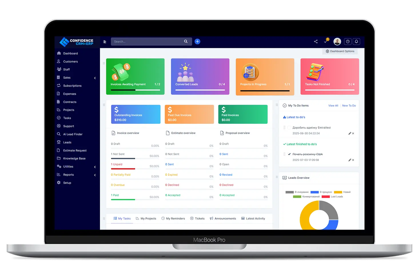 CRM and ERP systems